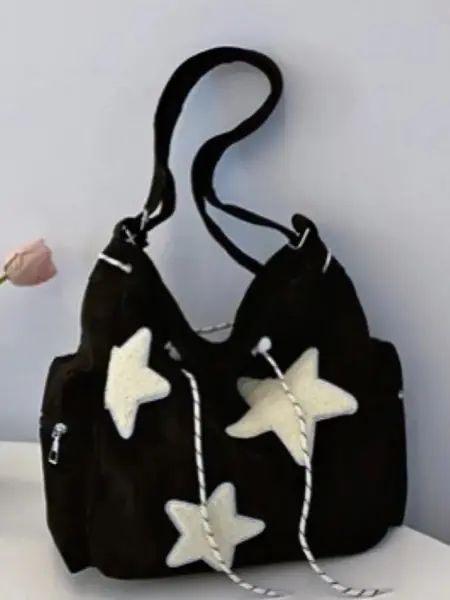 Сумка «Звёзды», вельвет.