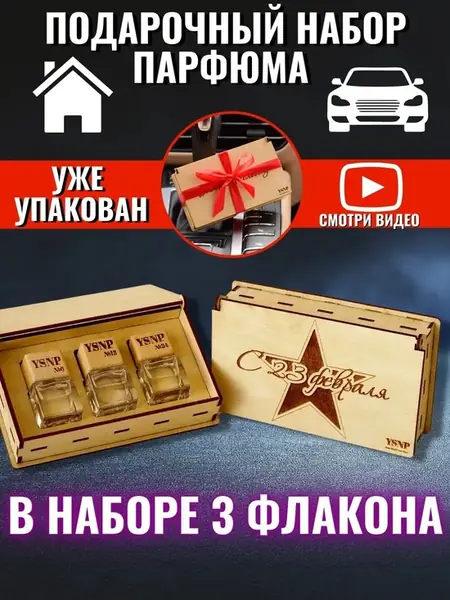 Подарочный набор автопарфюма