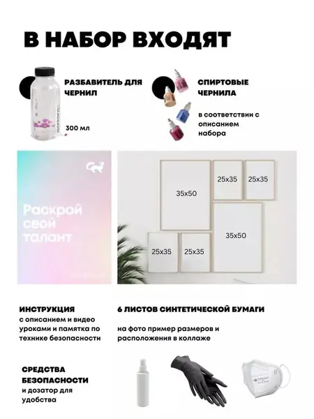 Хобби набор спиртовые чернила