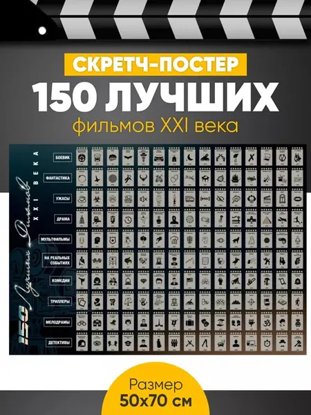 Скретч-постер