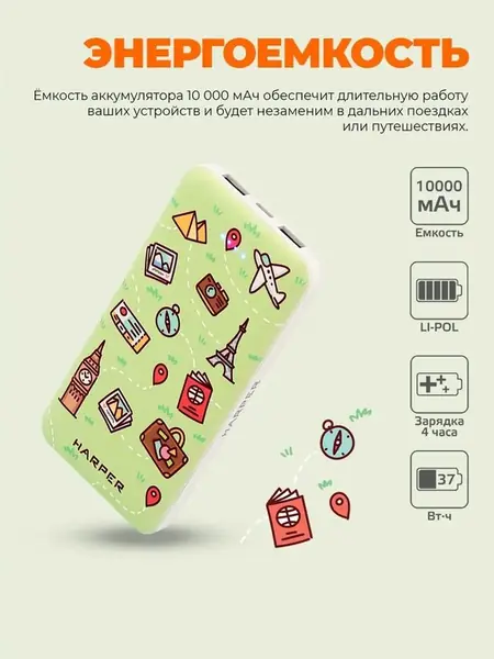 Power bank 10000 мАч