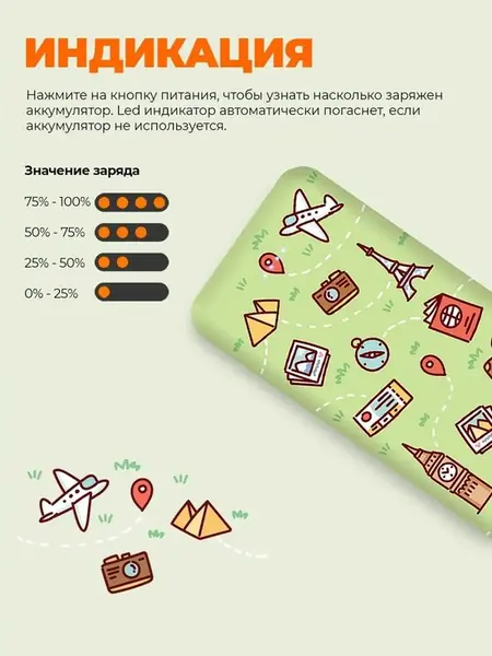 Power bank 10000 мАч