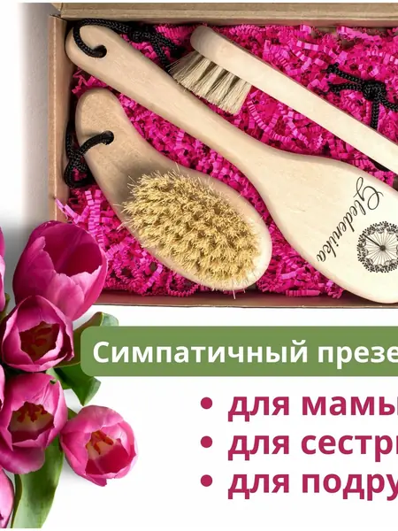 Щетки для сухого массажа Gledenika