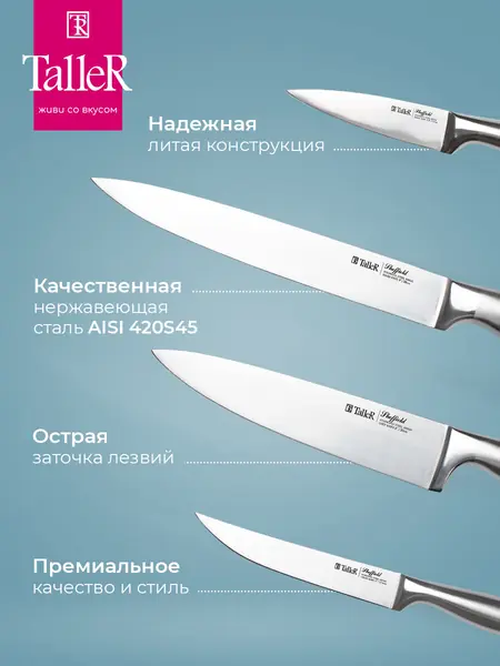 Набор ножей TalleR