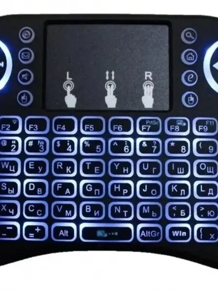 Беспроводная мини клавиатура и мышь i8b