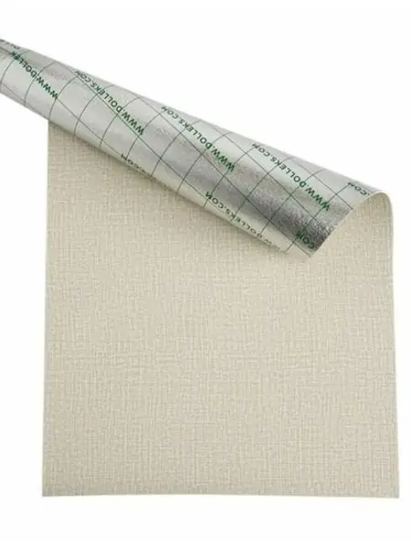 Самоклеящиеся обои бежевого цвета Dolleks.