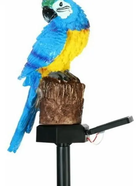 Садовый светильник "Синий Ара"