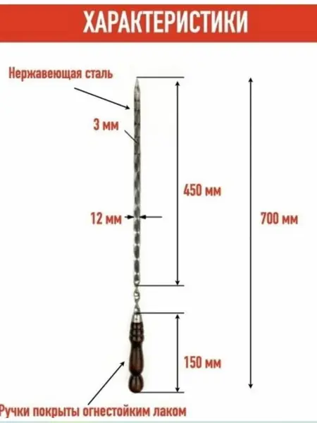 Набор шампуров