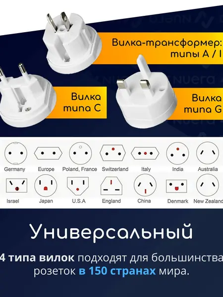 Туристический переходник NOBUS