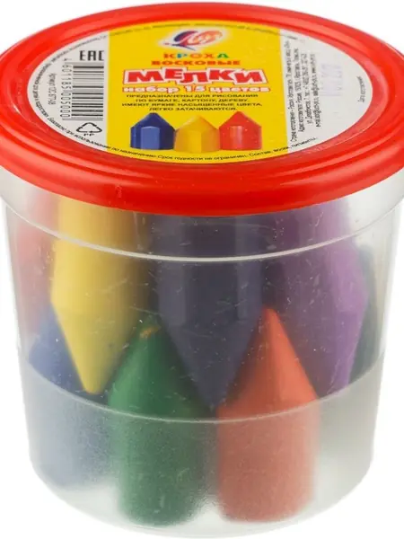 Мелки восковые Луч Кроха