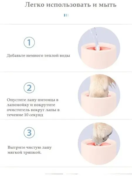 Лапомойка для собак