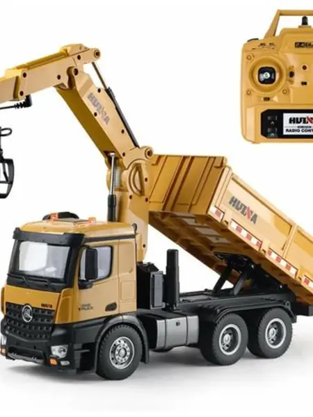 Игрушечный самосвал-погрузчик на радиоуправлении