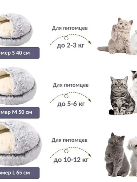 Лежанка-домик для кошек.