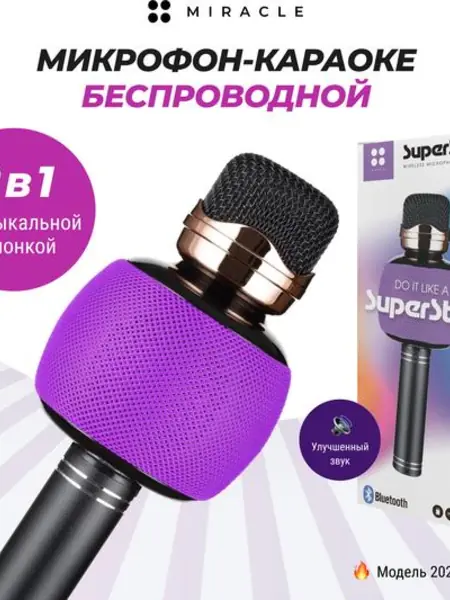 Караоке-микрофон.