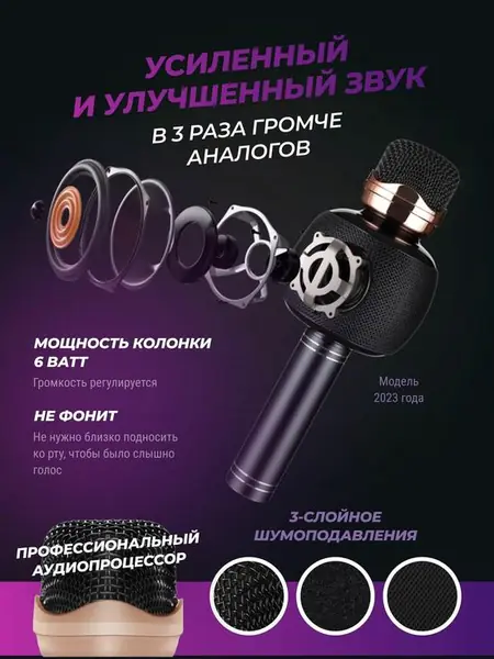 Караоке-микрофон.