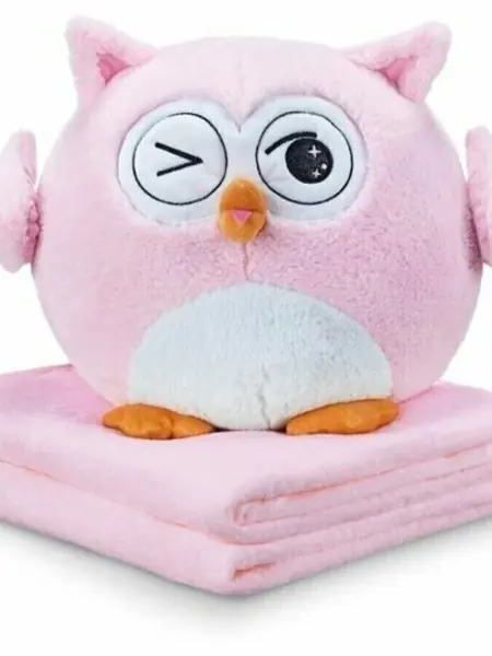 Игрушка-сова с пледом