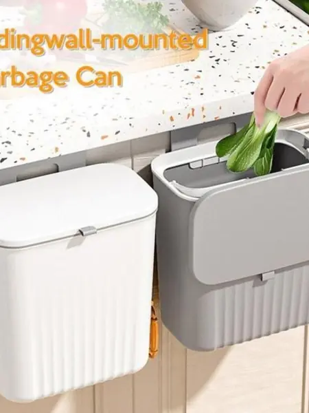 Ведро для мусора с откидной крышкой