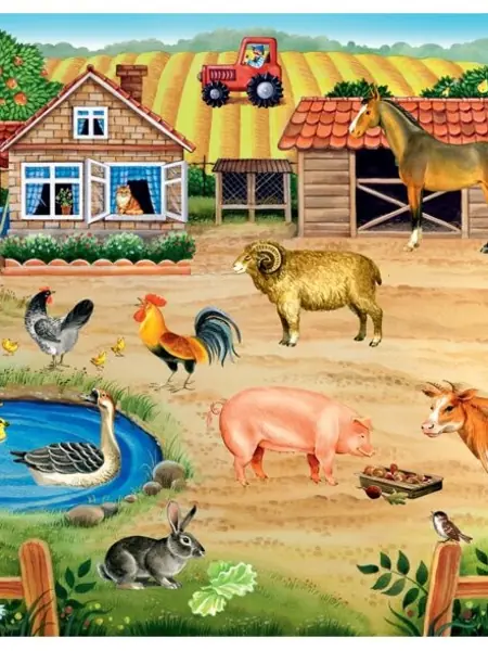 Степ. Напольный пазл "Ферма"