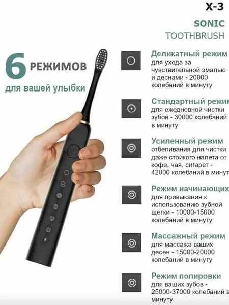 Зубная щётка ультразвуковая