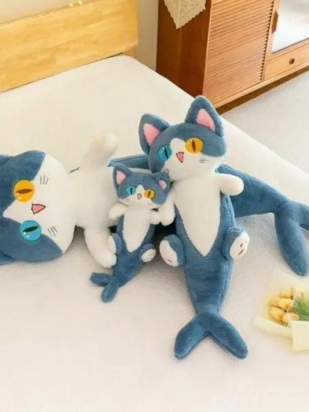 Мягкая игрушка кот акула обнимусь