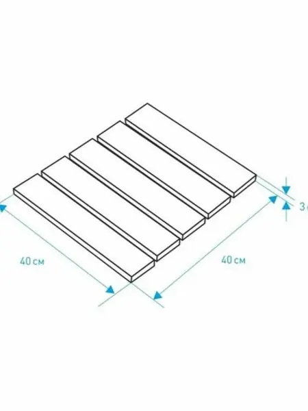 Садовый паркет «Тёмный лес»