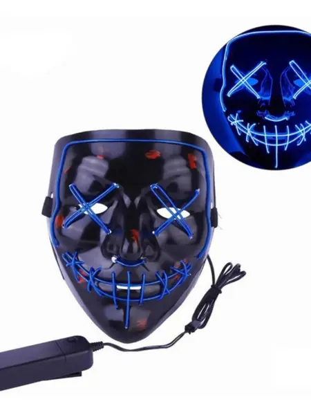 Неоновая маска "Судная ночь"