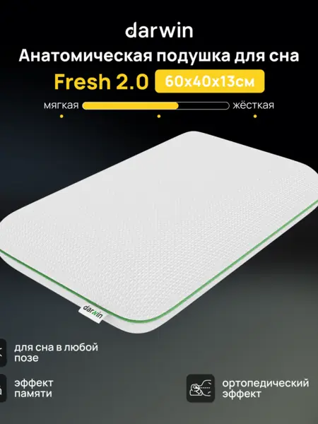 Подушка ортопедическая Darwin Fresh