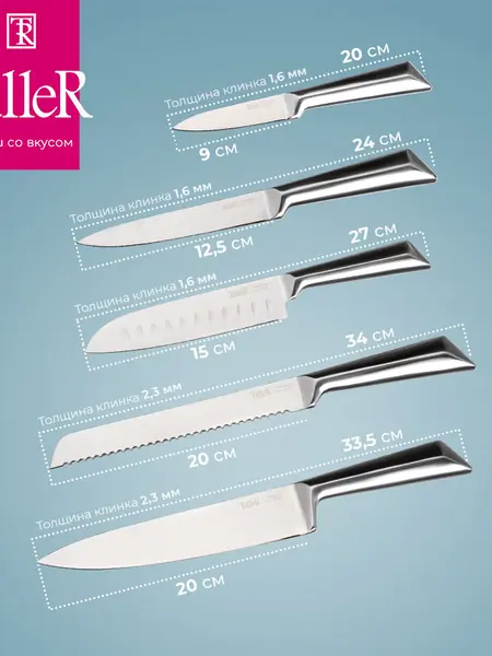 Набор ножей TalleR