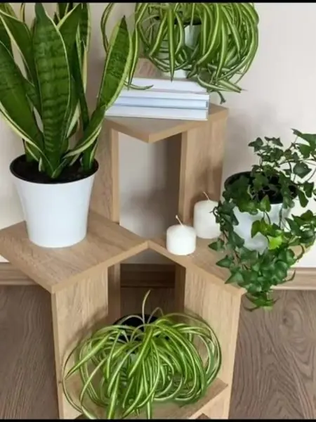 Подставка для цветов и растений напольная угловая