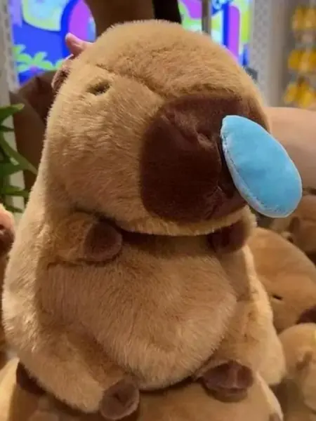 Капибара с Соплёй, мягкая игрушка