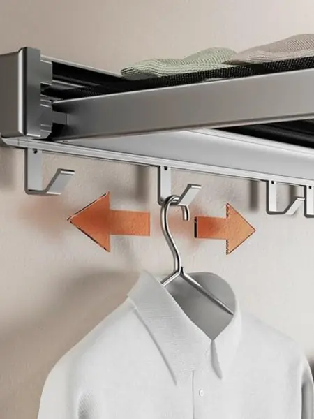 Сушилка пушечно-серого цвета.