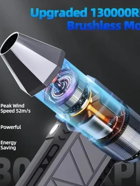 Воздуходувка портативная беспроводная аккумуляторная