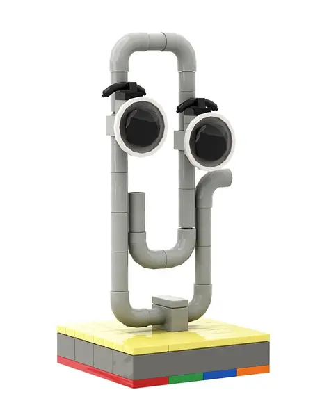 GOBRICKS MOC Clippy