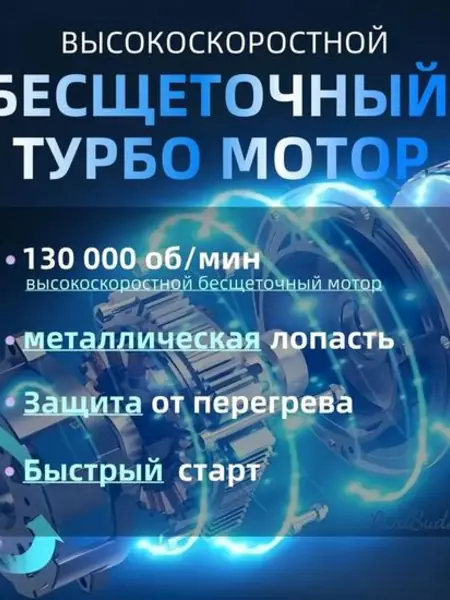 Портативная аккумуляторная воздуходувка