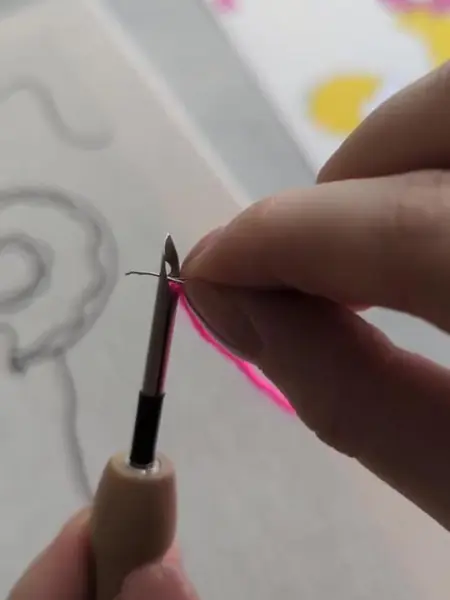 Набор для вышивания в ковровой технике «такса»