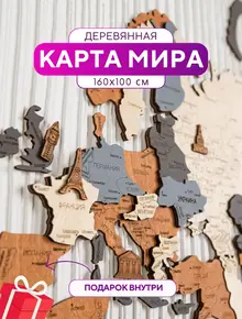 Карта мира настенная