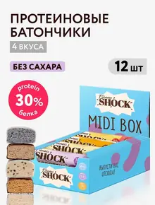 Протеиновые батончики Shock Power.