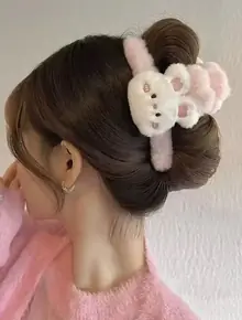 Игрушечный плюшевый крабик для волос