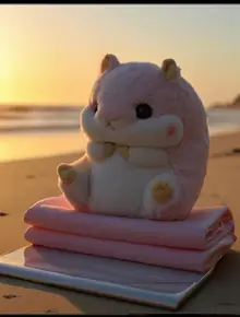 Мягкая игрушка-плед «Хомяк»