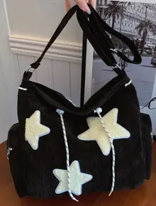 Сумка «Звёзды», вельвет.