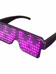 LED-очки фиолетовые