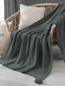 Одеяло вязаное